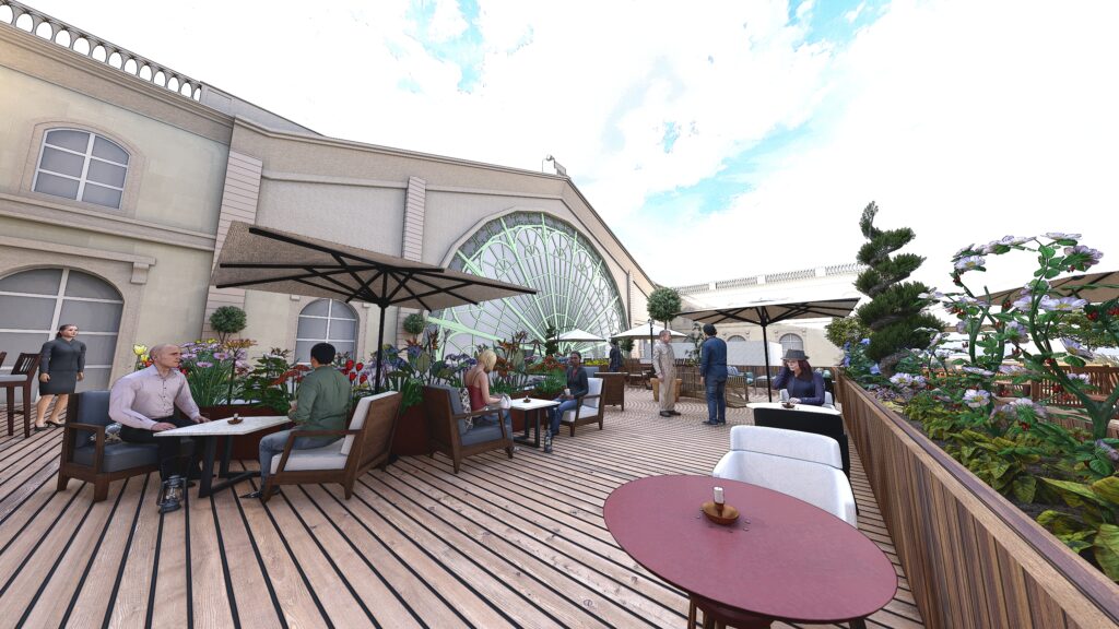 Bar roof top - Vue 1