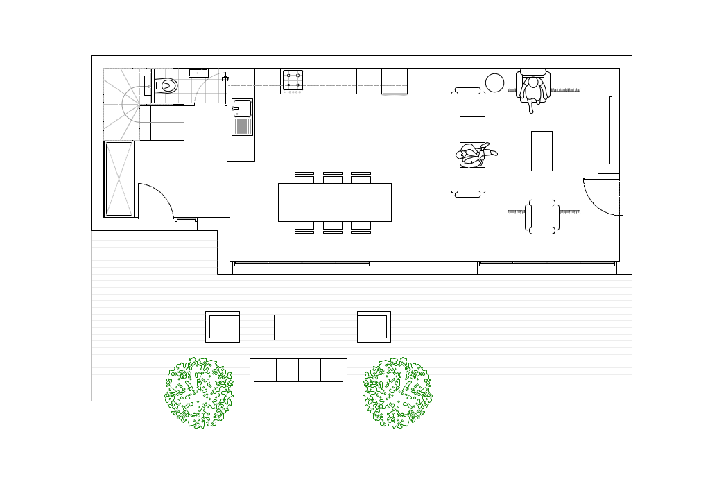 Écrin en bois - Plan 1